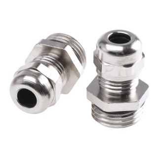 SIB Metallic Nickel Plated Brass Cable Gland M16 Thread 3 mm to 6 mm IP68 R0321640R