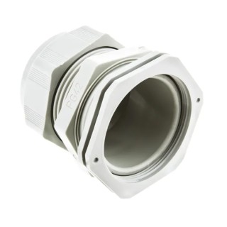 SIB SIB-TEC Series Grey Polyamide 6 Cable Gland PG42 Thread Size, 24 mm Min, 38.5 mm Max, IP68 Rated F7004200R