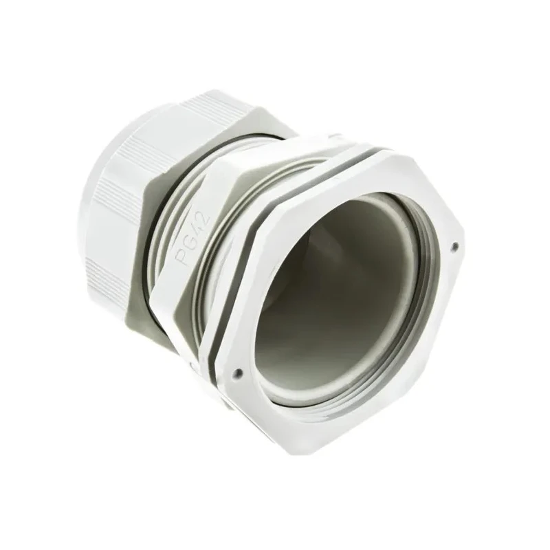 SIB SIB-TEC Series Grey Polyamide 6 Cable Gland PG42 Thread Size, 24 mm Min, 38.5 mm Max, IP68 Rated F7004200R