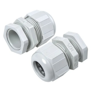 SIB SIB-TEC Series Grey Polyamide 6 Cable Gland M25 Thread, 9 mm min., 18 mm max., IP68 F7022500R