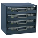 Raaco Grey Polycarbonate Steel Polypropylene Compartment Box 403mm x 451mm x 330mm 136372