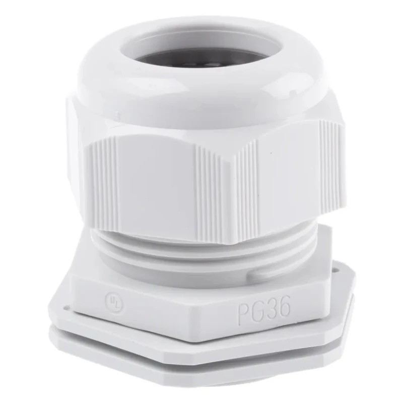SIB TEC Series Grey Polyamide 6 Cable Gland, PG36 Thread, 18 mm Min. Cable Diameter, 32 mm Max. Cable Diameter F7003600R