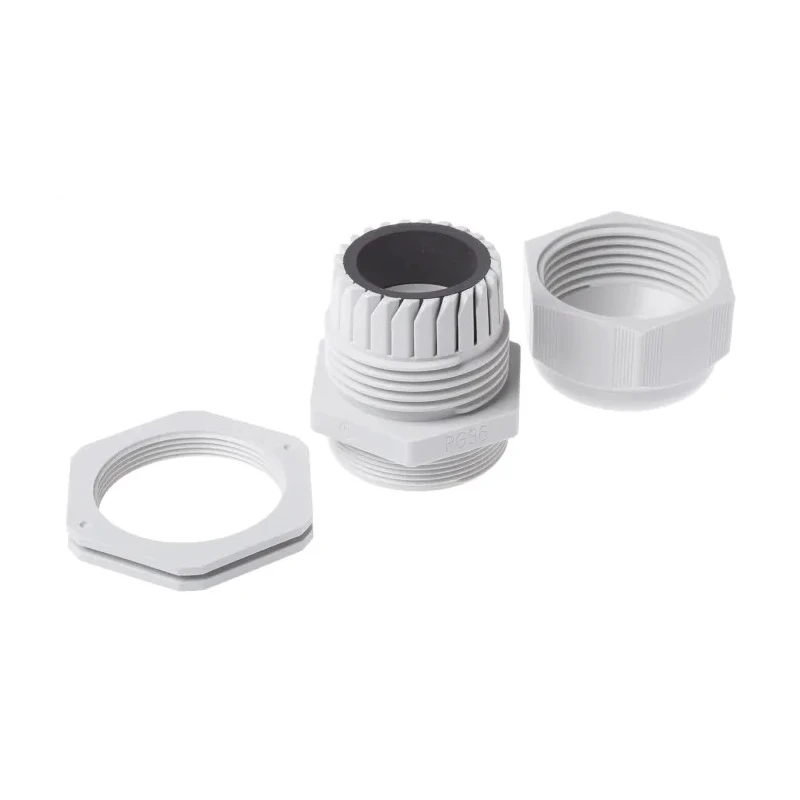 SIB TEC Series Grey Polyamide 6 Cable Gland, PG36 Thread, 18 mm Min. Cable Diameter, 32 mm Max. Cable Diameter F7003600R