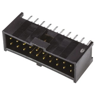Molex C-Grid III Series Straight Through Hole PCB Header, 20 Contacts, 2.54 mm Pitch, 2 Row, Shrouded, 3A, 350V 90130-1220