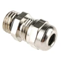 SIB WADI-TEC Series Metallic Nickel Plated Brass Cable Gland M12 Thread 3mm-6mm Diameter IP68 R0321200R