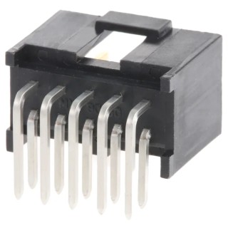 Molex C-Grid III Series Right Angle Through Hole PCB Header 10 Contact 2.54 mm Pitch 2 Row Shrouded 90130-3210