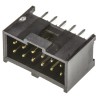 Molex C-Grid III Series Straight Through Hole PCB Header, 12 Contacts, 2.54 mm Pitch, 2 Row, Shrouded 90130-1212