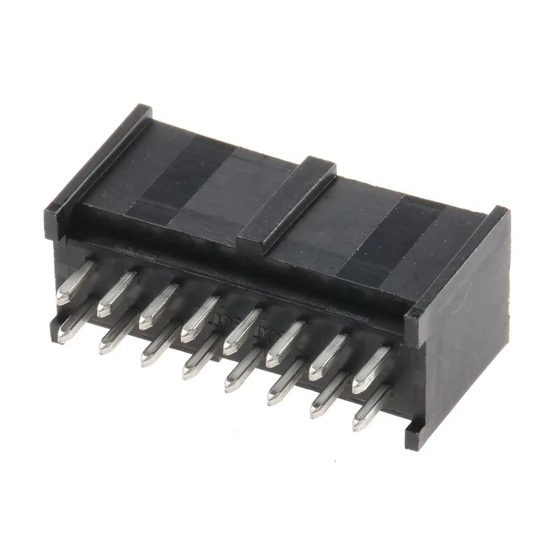 Molex C-Grid III Series Shrouded Straight Through Hole PCB Header 16 Contacts 2.54 mm Pitch 3A Current Rating 350V 90130-1216