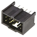 Molex C-Grid III Series Straight Through Hole PCB Header, 10 Contacts, 2.54 mm Pitch, 2 Row, Shrouded, Brass 90130-1210