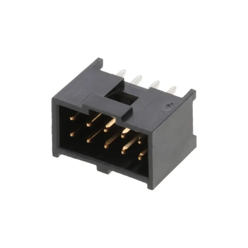 Molex C-Grid III Series Straight Through Hole PCB Header, 10 Contacts, 2.54 mm Pitch, 2 Row, Shrouded, Brass 90130-1210