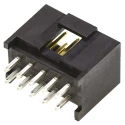 Molex C-Grid III Series Straight Through Hole PCB Header, 10 Contacts, 2.54 mm Pitch, 2 Row, Shrouded, Brass 90130-1210