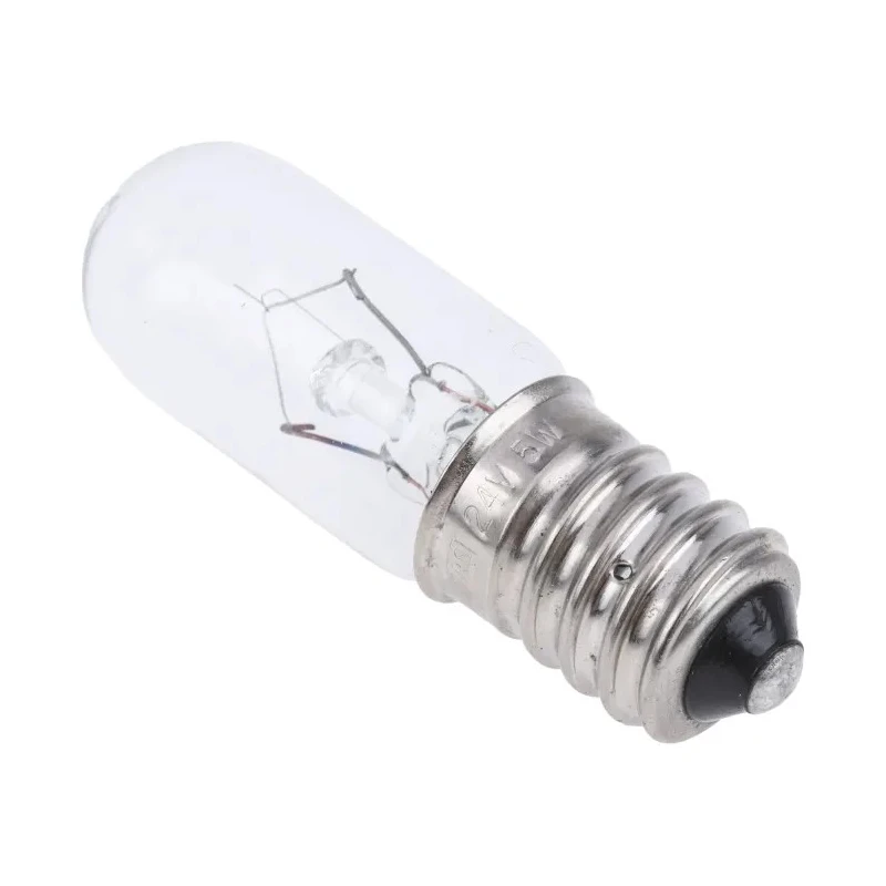 RS PRO E14 Indicator Light Clear Lens, 24V, 5W, 200mA, 3000h Lifespan 360-7373