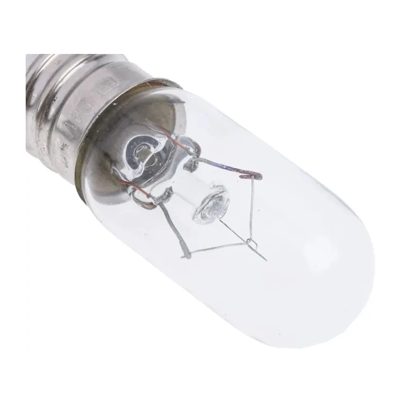 RS PRO E14 Indicator Light Clear Lens, 24V, 5W, 200mA, 3000h Lifespan 360-7373
