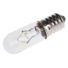 RS PRO E14 Indicator Light Clear 24-30 V 5 W 330 mA 3000 h T16 Tubular SES Screw Base 16 mm Diameter 54 mm Length 360-7389
