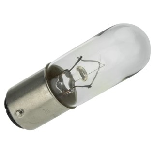 RS PRO 6W BA15D Indicator Light, Clear Lens, 24 to 30 V, 250mA, 3000h Lifespan BA15D