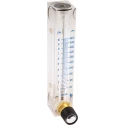 Key Instruments FR4500 Series Variable Area Flow Meter for Liquid, 0.8L/min Minimum, 9L/min Maximum, Acrylic Housing FR4500
