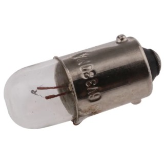 RS PRO Incandescent Indicator Light Clear 6V 2W 330mA BA9S Base 15000h BA9S