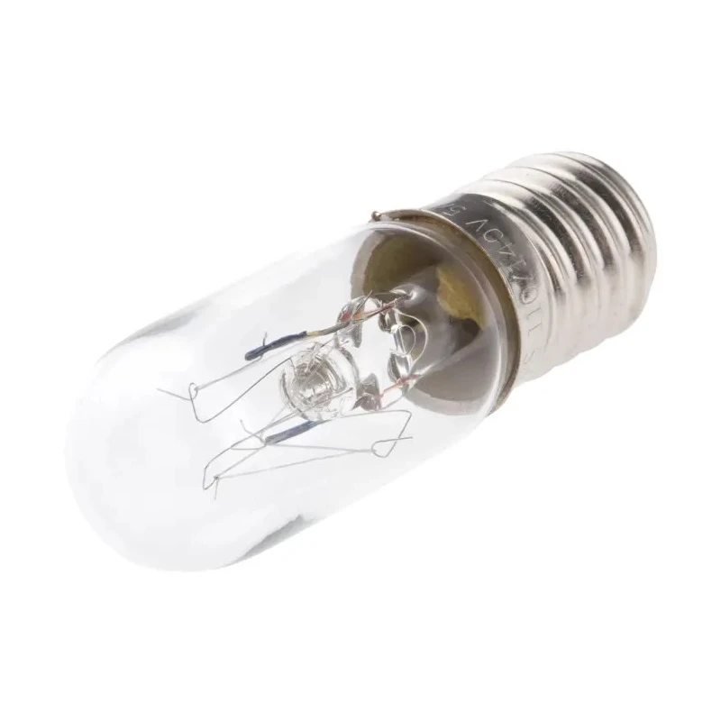 RS PRO E14 Indicator Light Clear 110V 140V 50mA 7W 3000h T16 Tubular SES Lamp 360-7395