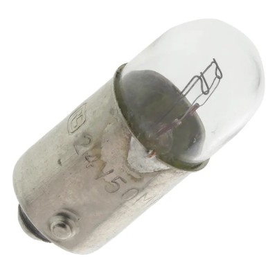 RS PRO Incandescent Indicator Light Clear Lens 24V 50mA 2W BA9S T9 Lifespan 10000h BA9S