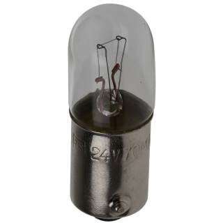 RS PRO BA9S Indicator Light, Clear Lens, 24V, 70mA Current, 10000h Lifespan BA9S