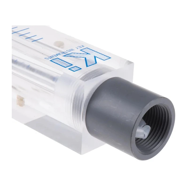 Key Instruments FR5000 Series Variable Area Flow Meter for Liquid, 4L/min Min, 36L/min Max FR5000