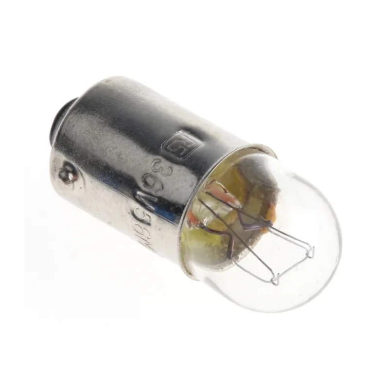 RS PRO Indicator Light Clear 36V 56mA 2W T9 Lamp BA9S Base 5000h Lifespan BA9S
