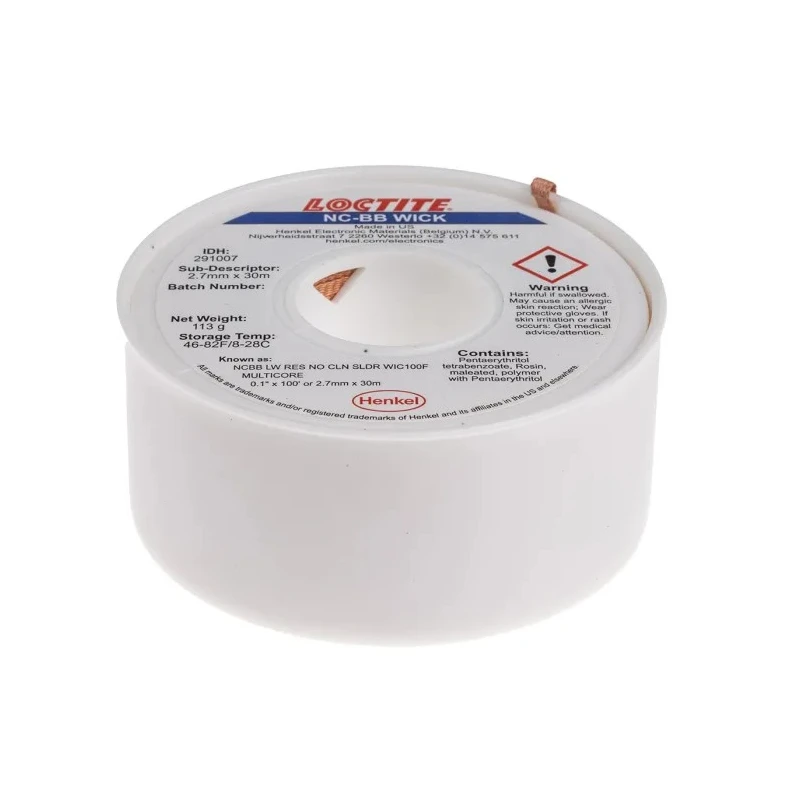 Multicore 30 m No Clean De-Soldering Braid Width 2.7mm 291007