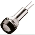Oxley White LED Panel Mount Indicator with 8 mm Mount Hole, Flying Lead Termination, IP68 