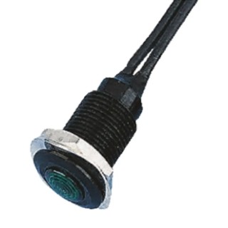 Oxley Green Panel Mount Indicator 110V ac 5mA Lead Wire Termination IP66 Flush Bezel OXL/CLH/100/110/FL30/GN