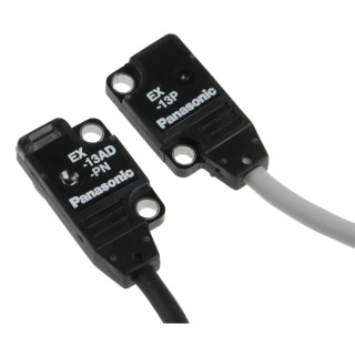 Panasonic Through Beam Photoelectric Sensor Block Style 500 mm Detection Range PNP Output IP67 EX-13A-PN