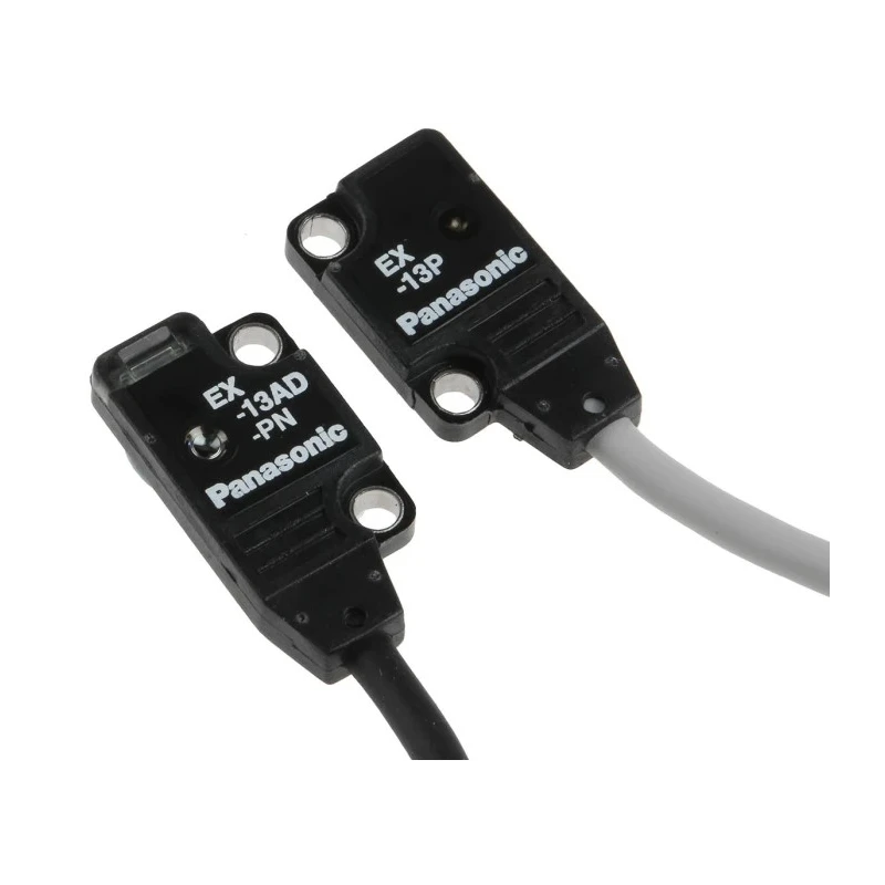 Panasonic Through Beam Photoelectric Sensor Block Style 500 mm Detection Range PNP Output IP67 EX-13A-PN