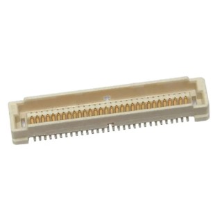 TE Connectivity Free Height Series Straight Surface PCB Header, 60 Contact, 0.8 mm Pitch, 2 Row, Shrouded 5177984-2