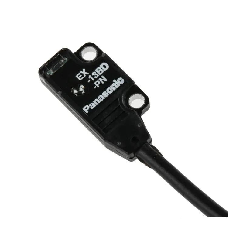 Panasonic Through Beam Photoelectric Sensor, Block Style, 500 mm Detection Range, 24V DC, PNP Output, IP67 Rated EX-13B-PN