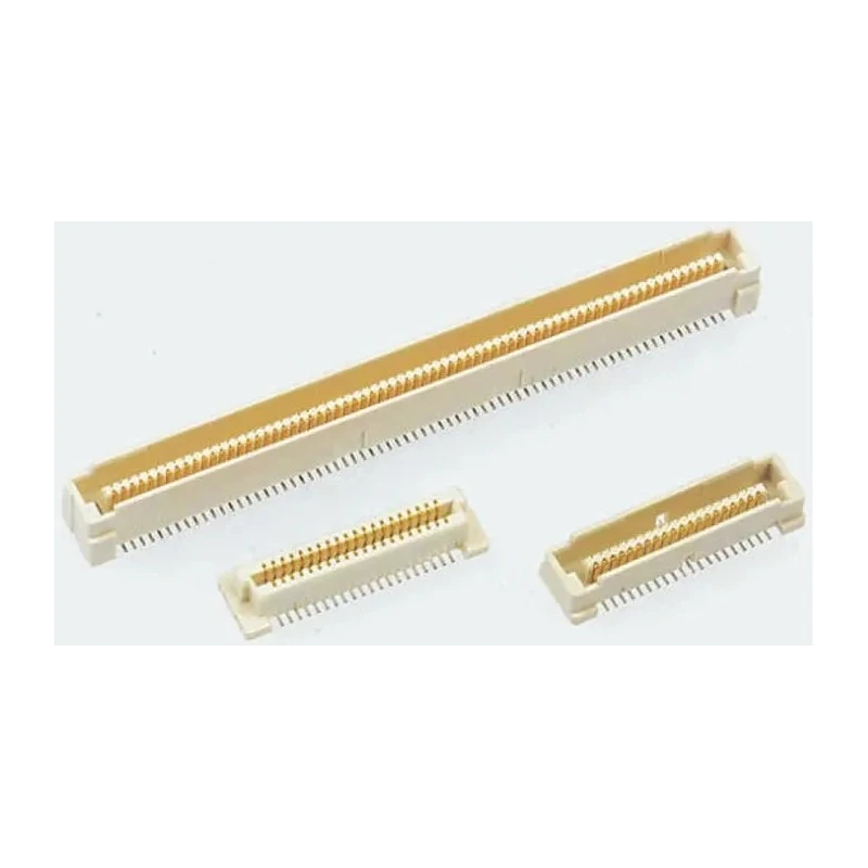 TE Connectivity Free Height Series Straight Surface PCB Socket, 80-Contact, 2 Row, 0.8 mm Pitch, 100 V, 500 mA 5-5179010-3