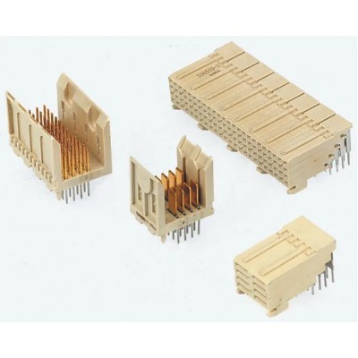 TE Connectivity Z-PACK 2 mm Pitch Futurebus+ Backplane Connector Straight Male 4 Row 48 Way 5536501-2