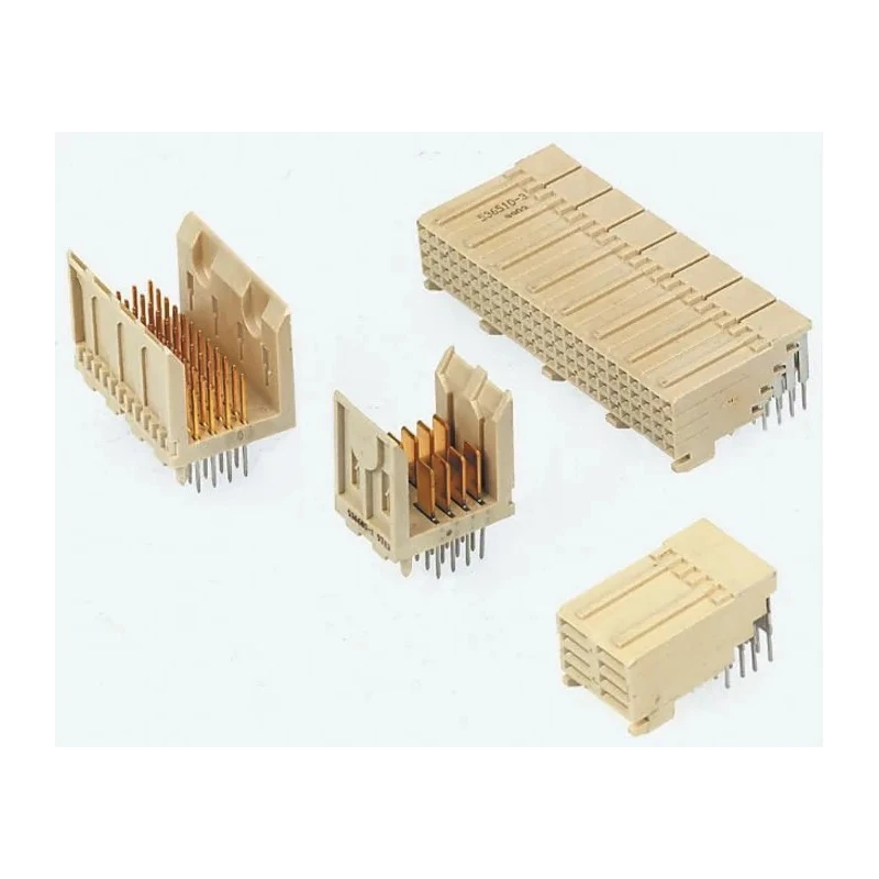 TE Connectivity Z-PACK 2 mm Pitch Futurebus+ Backplane Connector 24 Contacts Right Angle Female 5536507-1