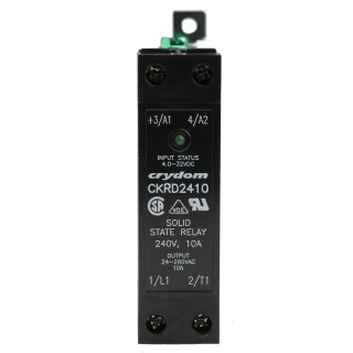 Crydom CKR Series Solid State Relay 10 A Load 280 Vrms Load 32V Control DIN Rail Mount CKRD2410