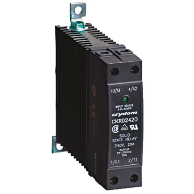 Crydom Solid State Relay CKR24 Series, 10 A Load, DIN Rail Mount, 280 Vrms Load, 110-280 Vrms Control CKR24
