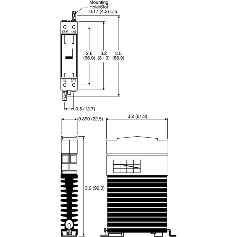 Crydom CKR Series Solid State Relay 20 A Load 280 Vrms Load DIN Rail Mount CKRA2420