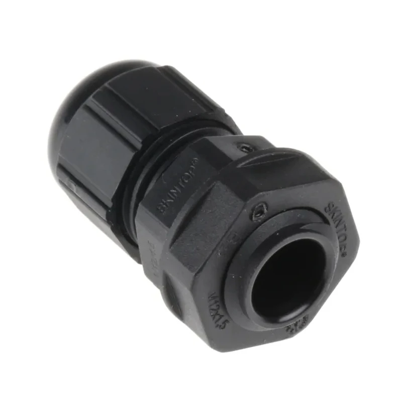 Lapp SKINTOP Series 50 Cable Gland, M12 Thread Size 3.5 to 7mm Cable Diameter 50 Pieces 53111200+53119100