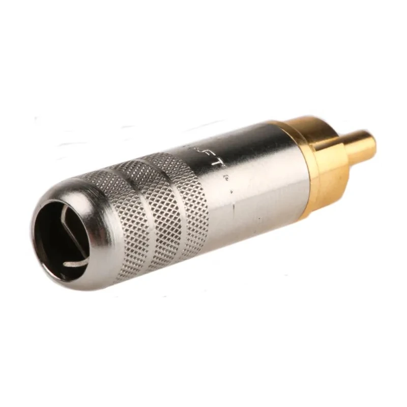 Switchcraft Natural Straight Cable RCA Plug Gold 6A 250V AC 3502AAU