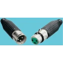 Switchcraft Cable XLR Connector, Straight Female, 3 Way, Silver Plating AAA3FPZ