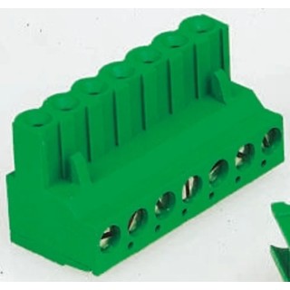 TE Connectivity Pluggable Terminal Block 10-Contact 5.08 mm Pitch 1 Row 300V AC 15A 1-796634-0