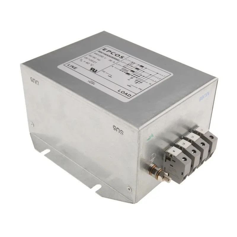 TDK Flange EMC Filter 3 Phase, 36 A, 440V AC, 50 Hz 60 Hz, Tab Termination B84144A0036R000