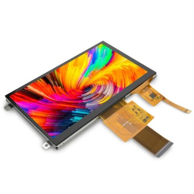MikroElektronika 7 in 800 x 480 Pixel TFT LCD Display Touch Screen Capacitive, RGB 24Bit Interface MIKROE-4278