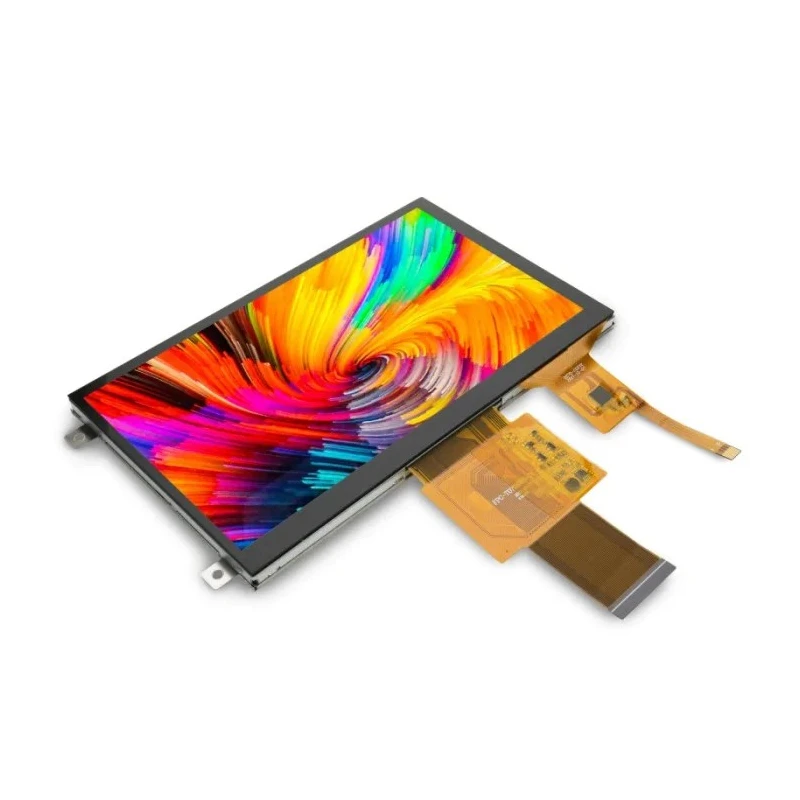 MikroElektronika 7 in 800 x 480 Pixel TFT LCD Display Touch Screen Capacitive, RGB 24Bit Interface MIKROE-4278