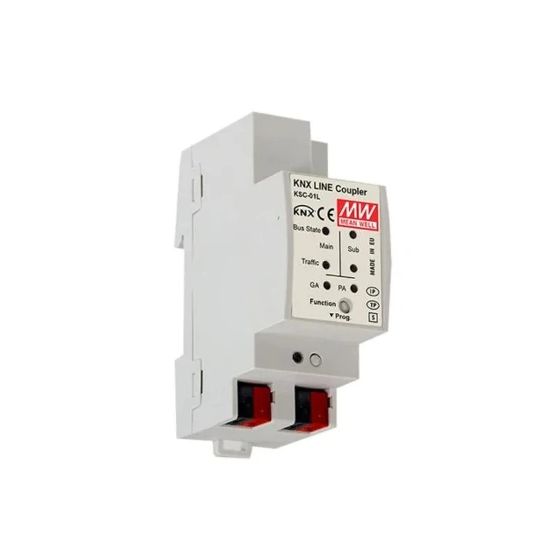 MEAN WELL Interface Module 4-Contact, DIN Rail Mount, 21-30V DC, 10mA Current, KSC-01L