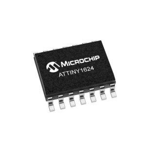 Microchip 8 bit AVR ATTINY1624 Microcontroller 20 MHz 16kB FLASH 14-Pin SOIC ATTINY1624-SSU