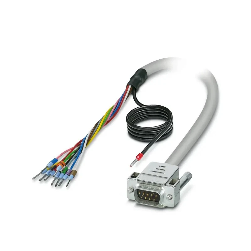 Phoenix Contact Male D-Sub 9-Pin to D-Sub Pin Strip Serial Cable 6m Grey Semi-Rigid Polyvinyl Chloride 2926425