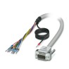 Phoenix Contact Male D-Sub 9-Pin to D-Sub Pin Strip Serial Cable 6m Grey Semi-Rigid Polyvinyl Chloride 2926425